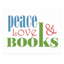 Peace Love Books II Post Cards