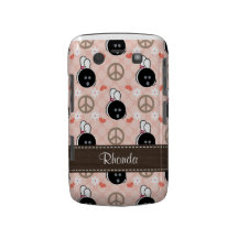 Peace Love Bowl Blackberry Bold Case Cover