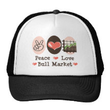 Peace Love Bull Market Hat