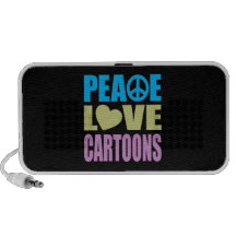 Peace Love Cartoons Speaker System