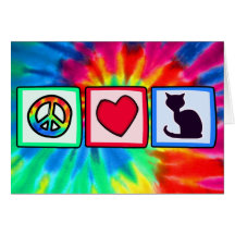 Peace, Love, Cats Cards