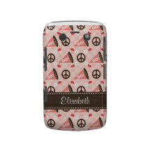 Peace Love Cheer Blackberry Bold Case