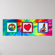 Peace, Love, Cosmetics Posters