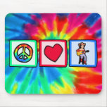 Peace, Love, Country Music Mousepad