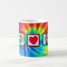 Peace, Love, Country Music Mugs