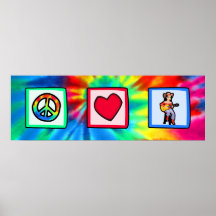 Peace, Love, Country Music Posters