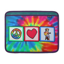 Peace, Love, Country Music Sleeve For MacBook Air