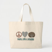 Peace Love Echidnas Bags