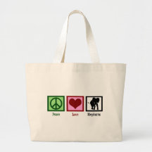Peace Love Elephants Bags