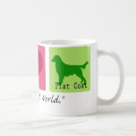 Peace Love Flat Coat Retriever Mug