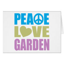 Peace Love Garden Cards