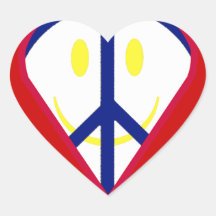 Peace Love Happiness Sticker