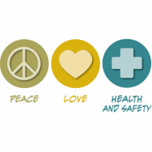 Peace Love Health and Safety Acrylic Cut Out