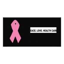 Peace. Love. Health Care. Headline Photo Card Template