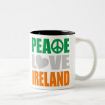 Peace Love Ireland Mug