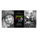 Peace Love & Joy - Photo Card