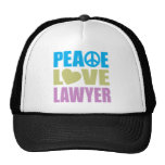 Peace Love Lawyer Mesh Hats