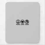 Peace Love Linux Mouse Pad