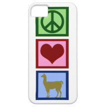 Peace Love Llamas iPhone 5 Cover
