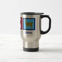 Peace Love Llamas Mug