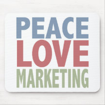 Peace Love Marketing Mouse Mats