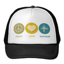 Peace Love Massage Mesh Hats