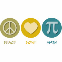 Peace Love Math Photo Cutout