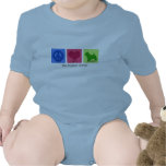 Peace Love Norwich Terrier Baby Bodysuit