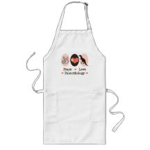 Peace Love Paleontology Apron