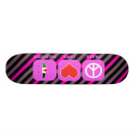 Peace Love Palestine Skate Deck