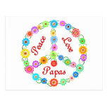 Peace Love Papas Postcards