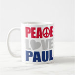 Peace Love Paul Coffee Mug