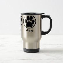 Peace Love Paw Coffee Mugs