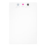 Peace Love Paws Customised Stationery