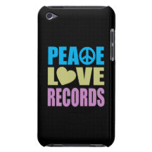 Peace Love Records iPod Touch Case