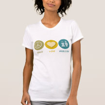 Peace Love Senior Citizens Tees
