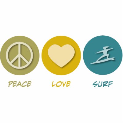 peace love surf