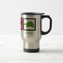 Peace Love Turtles Mugs