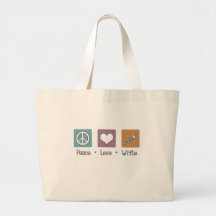 Peace Love Write Bags