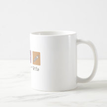 Peace Love Write Mug
