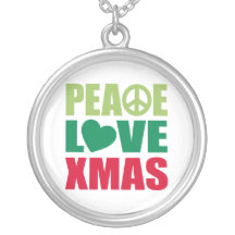 Peace Love Xmas Jewelry