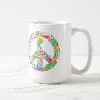 peace mug colorful