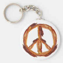 Peace Of Bacon Key Chain