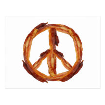 Peace Of Bacon Postcards