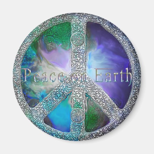 Peace on Earth 2012 Fridge Magnet