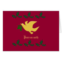 Peace on earth card