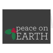 Peace on Earth Holiday Card