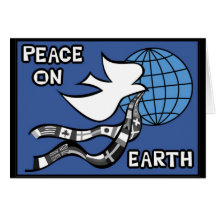 Peace On Earth Holiday Design Card