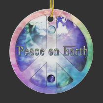 Peace on Earth Ornament ornaments