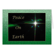 Peace On Earth Star Card